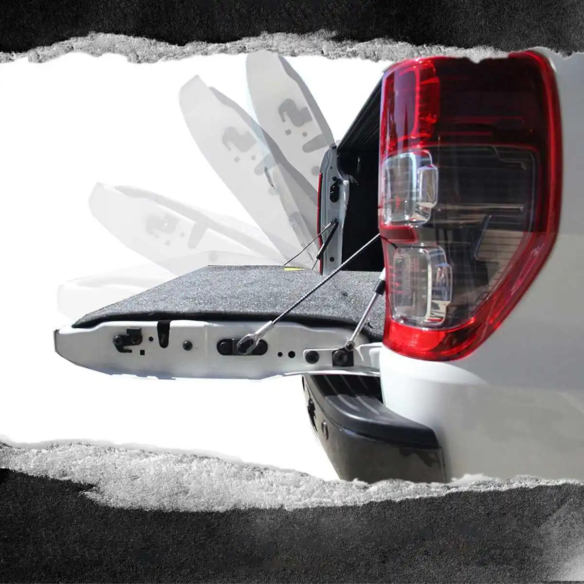 Ceny 1 sztuk tylna spowolnić tylna klapa tylna bagażnika amortyzatora amortyzator sprężyna gazowa dla Toyota Hilux Vigo 2005 2006 2007 2008 2009 2010 2011