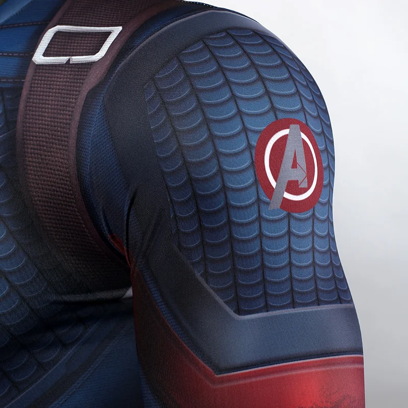Мстители: костюм Endgame колготки футболка Капитана Америки лучшие костюмы Стива