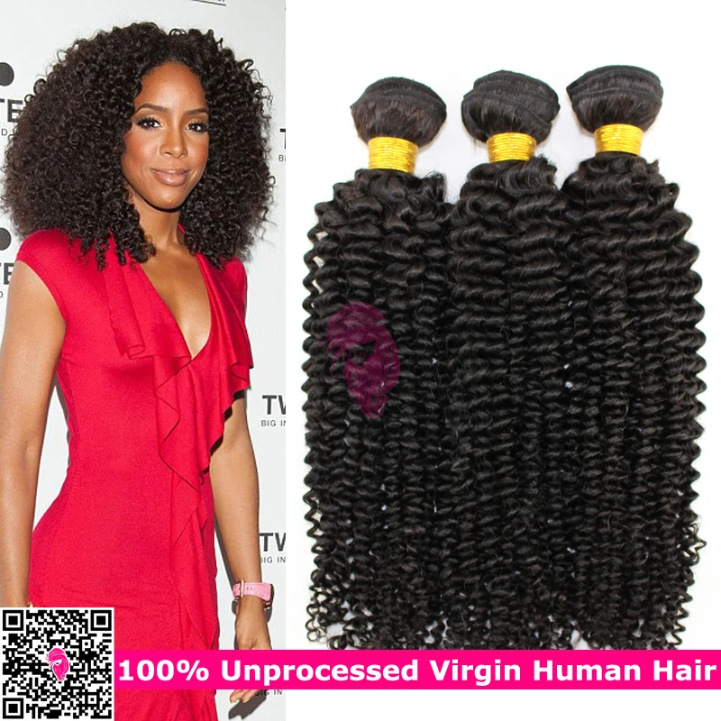 Eurasian Kinky Curly Hair 3pcs Cheap Eurasian Curly Virgin Hair