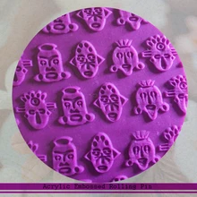 1 шт. акриловый валик для помадки с рисунком из коренной кожи кухонные аксессуары формочки для выпечки текстурированный штифт