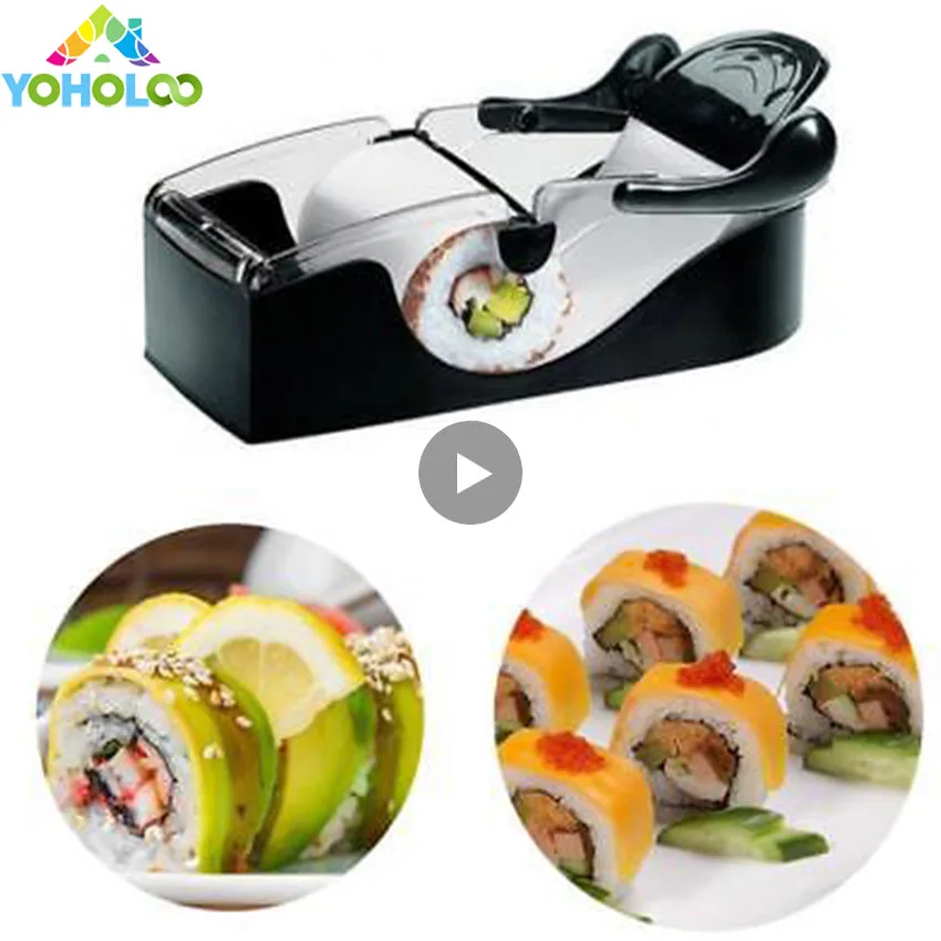 

Sushi Maker Roller Equipment Perfect Roll Sushi Machine DIY Easy Kitchen Magic Gadget Kitchen Accessories Roll Mold for Sushi