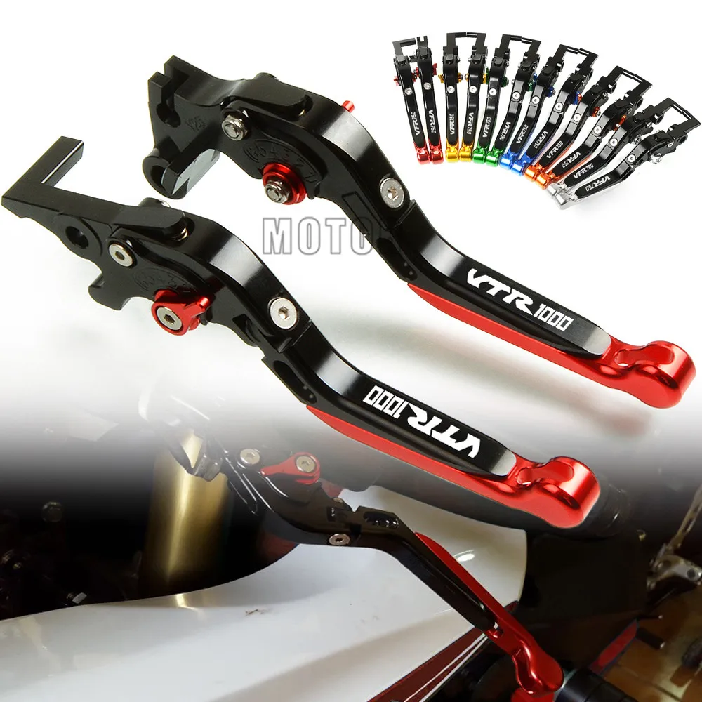 Для Honda VTR1000 1997 2004 VTR 1000 FV/FW/FX/fiрестоm 1999 мотоциклетные CNC регулируемые складные