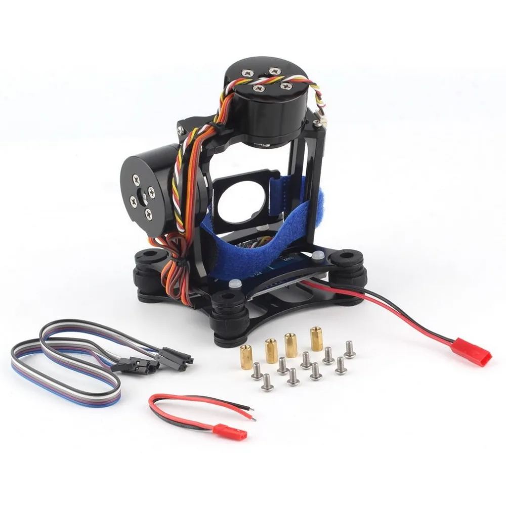 

Silver Gimbal CNC Aluminum Alloy Structure Light Weight Brushless Gimbals Camera Motor & Controller for DJI Phantom Gopro 3 FPV