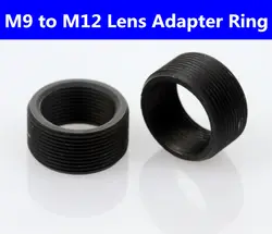 10 шт./лот M9 для M12 объектива переходное кольцо Крепление линзы камеры объектив ПЗС-камеры держатель из АБС-пластика с бесплатной доставкой