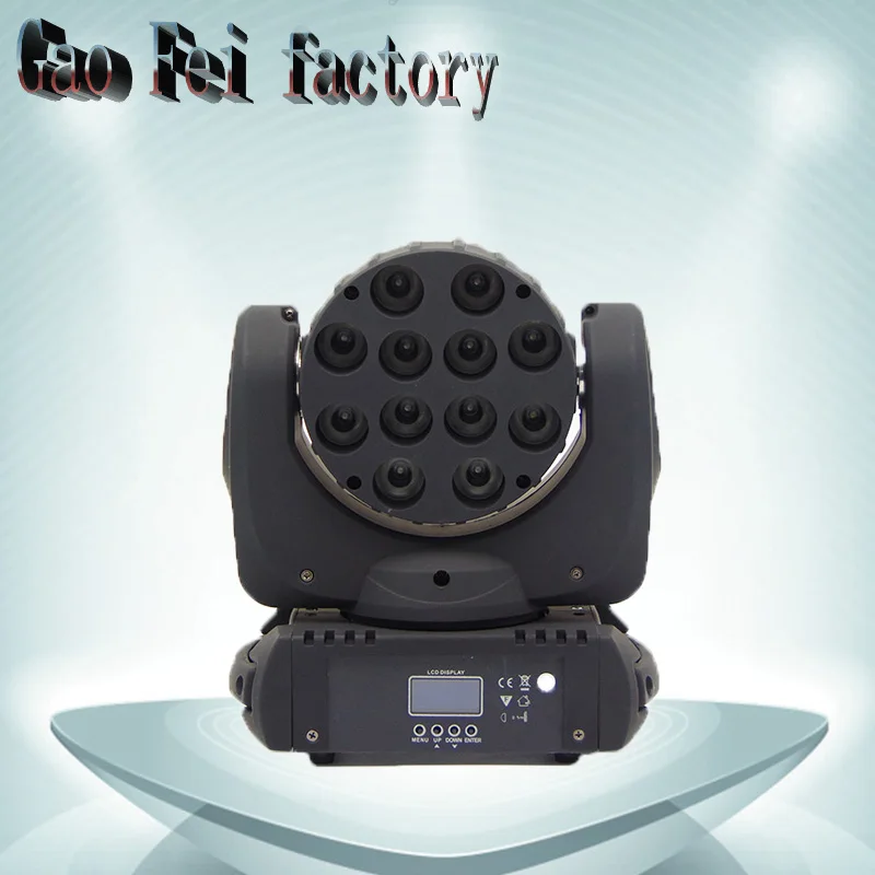 

New Moving Head Led wash Light 12x12W 4in1 RGBW Led Party Light DJ Lighting Beam Moving Head DMX DJ Light