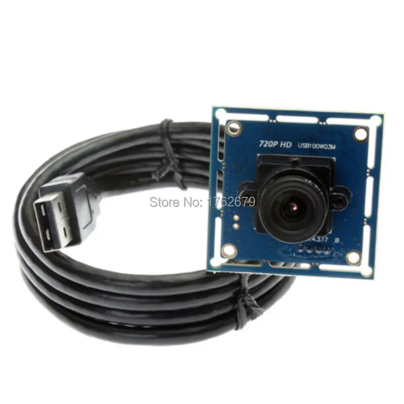 

720p OV9712 YUY Mjpeg usb camera with 8mm lens for windows android, linux ELP-USB100W03M-L80