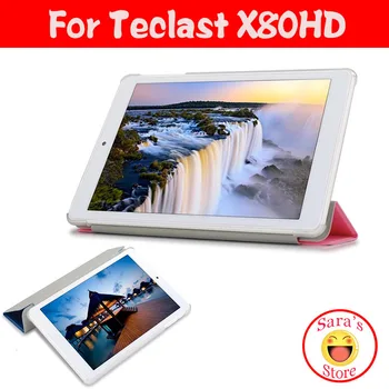 

Ultra-thin PU Leather Case For Teclast X80Plus X80HD 8.0" Dual Boot Tablet pc protective cover Free shipping