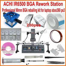 ACHI IR6500 Темный IR BGA паяльная станция+ 90 мм 230 шт bga трафареты комплект bga набор+ 20 подарков
