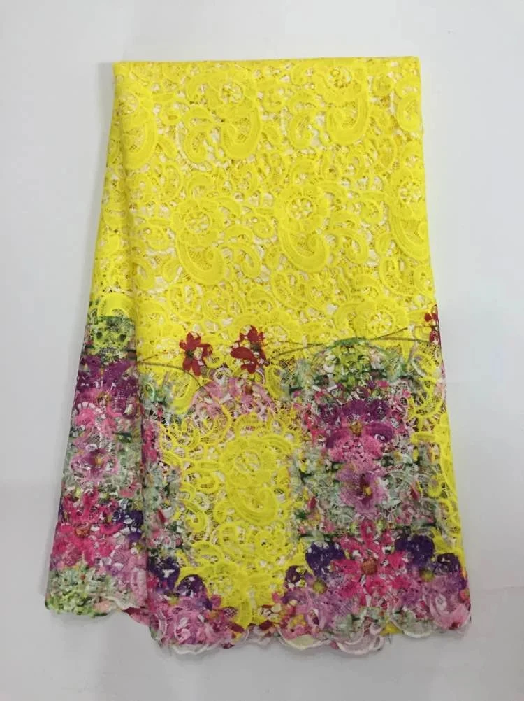 Hot sale peach beaded lace fabric beautiful african lace mesh lace