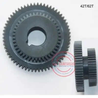 

1pcs/set plastic mini milling Machine duplicate gears Z42/Z62 teeth duplex gears for milling machine
