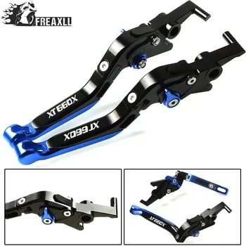 

Motorcycle Extendable Handlebar Grips Adjustable Folding Brake Clutch Levers For YAMAHA XT660/XT660X/XT660R/XT660Z XT 660 Z R X