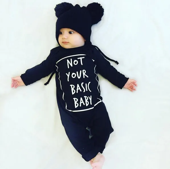 

2019 Baby Boys Girls Rompers Autumn Infant Clothes Baby Clothing sets Boy Cotton Letter Long Sleeve Baby Boy Girl Clothes