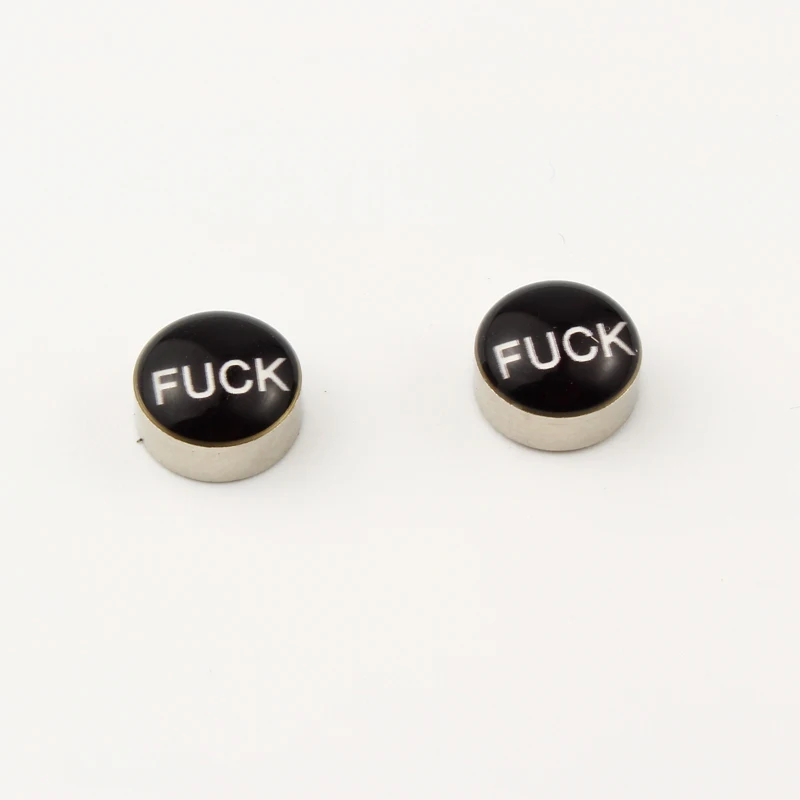 

1 Pcs Letter Show Magnet Stud Earrings For Men/Women No Piercing Not Need Ear Hole Punk Hip-hop Hooligan Style Brincos Earring