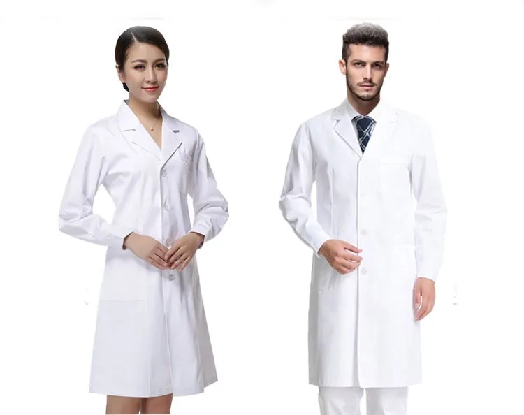 nurse uniform long sleeve doctor coat short sleeve lab coat cotton white coat nurse costume