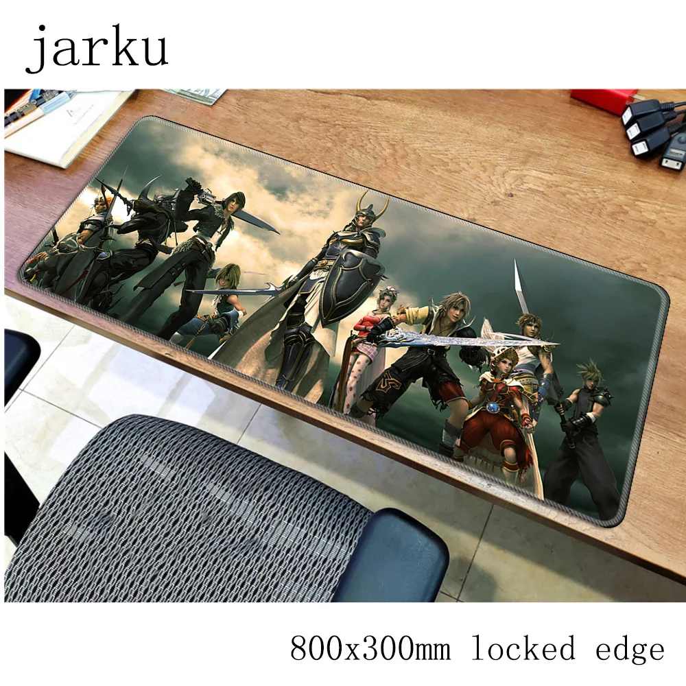 Игровой коврик для мыши final fantasy 800x300X3MM большой очаровательный эргономичный