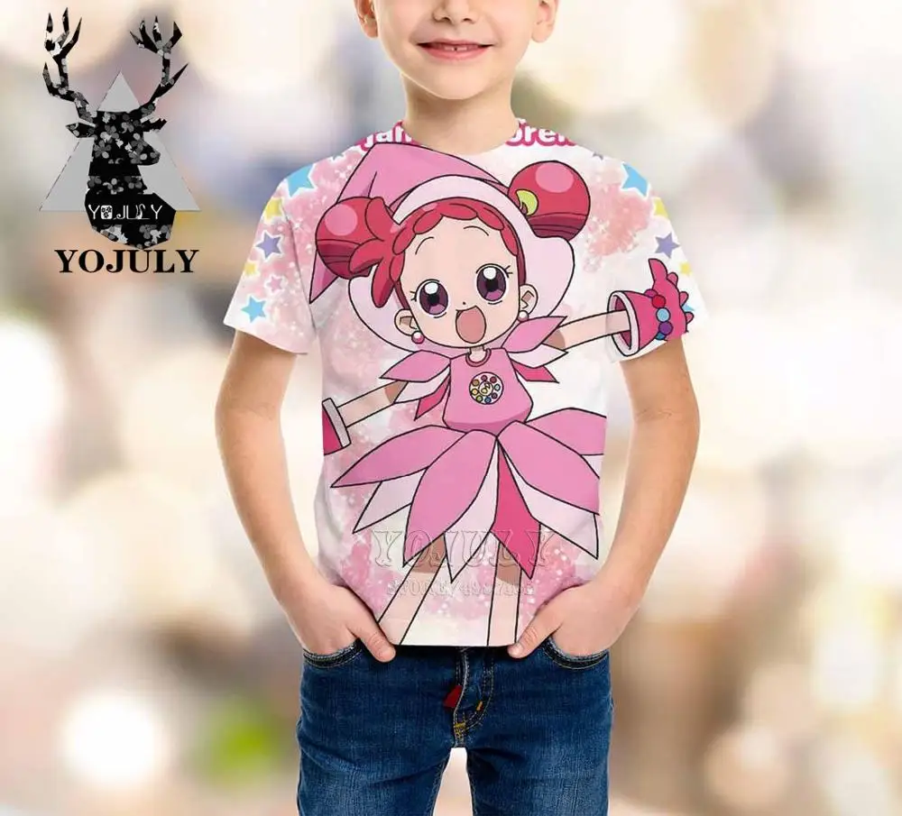 YOJULY Witch Doremi harajuku/детская одежда с 3d принтом для маленьких мальчиков и девочек-подростков детская футболка Лидер продаж, модные топы, футболки Modis A320 - Цвет: 18