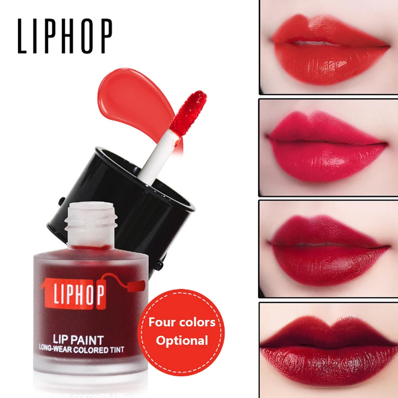 

LIPHOP brand Paint bucket Labial fluid Moisture Waterproof Nonstick cup Lip Gloss Lasting Moist