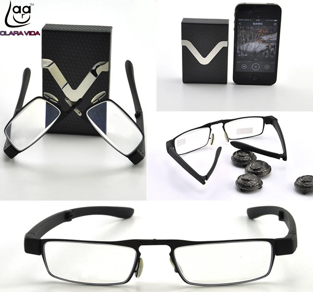 

2017 The new cigarette case folding reading glasses anti-radiation small and lightweight resin coating +1.00 TO +4.00