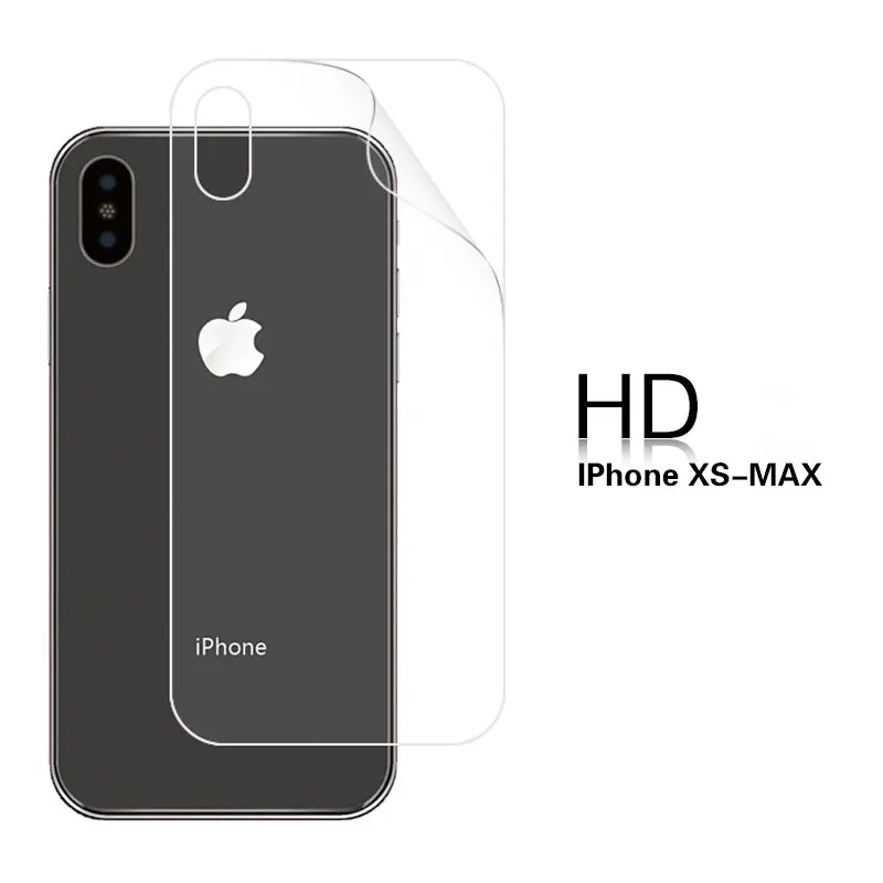 Задняя HD прозрачная глянцевая пленка для Iphone Apple XR XS MAX матовая ЖК экрана с защитой