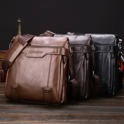 Модные Для мужчин Портфели кожаные сумки на плечо Для мужчин Messager сумка Для Мужчин's Crossbody Tote Бизнес сумки Высокое качество мужские дорожные