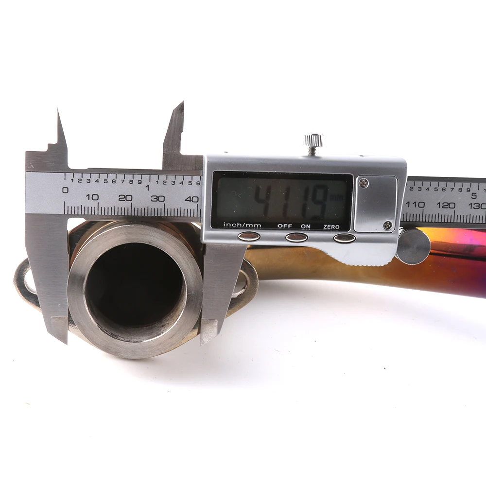 SMOK мотоциклетные модификации из нержавеющей стали выхлопная передняя Труба для