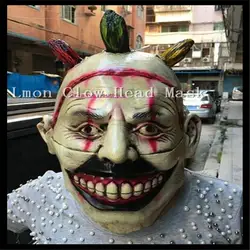 Хэллоуин страшно латекс маска фильм полная голова ужас костюм маска клоуна Театр Опора фильм тема маска клоуна страшно Плёнки игрушка