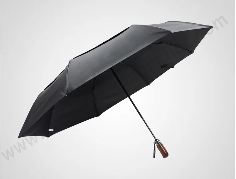 Автоматический Открытый Автоматический закрывающийся зонтик из вольфрамовой стали Небьющийся самозащитный мини-гольф-автомобиль бизнес-зонтик