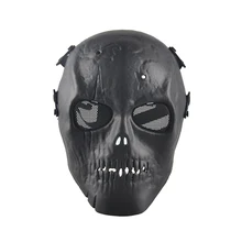 Outdoor Skull Skeleton Paintball BB Full CS Face Protect Mask Shot Helmets Foam Padded Inside Eye