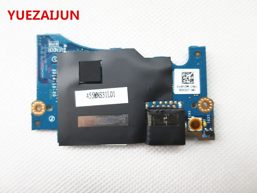 Новинка для Dell XPS 13 9343 Дочерняя плата кнопка питания USB SD кардридер 0Y1TPF Y1TPF |