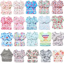 Ohbabyka детские нагрудники с карманами одежда для кормления Детские аксессуары Слюнявчики непромокаемые детские нагрудники с длинными рукавами для детей 6-24 м 10 шт