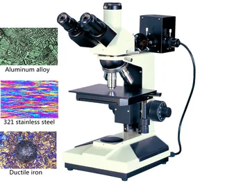 

AIBOULLY MZG-230 Metallographic microscope 600X metal mineral structure analysis microscopy carbon steel material diagnosis