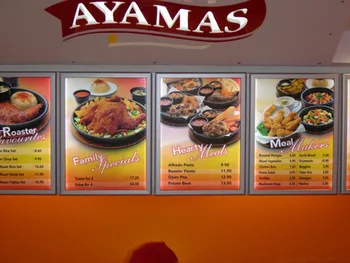 

Custom Led Menu Light Box for Fast Food Restaurant