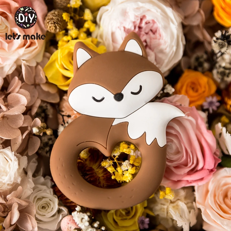 Fazer dos Desenhos Brinquedos para Chupeta Corrente com Berço Mordedor do Bebê Letmake Animados Silicone Bebê Mordedor Encantos Faça Você Mesmo Cama Móvel Pendurado Chocalho s 5 pc 25 Mordedores p/ bebê