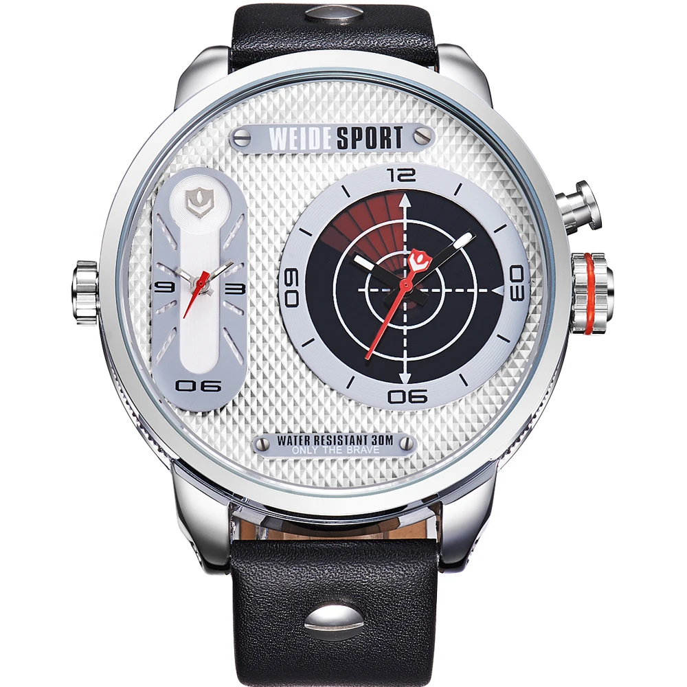 Luxury men round waterproof durable Watch WEIDE WH3409in Quartz