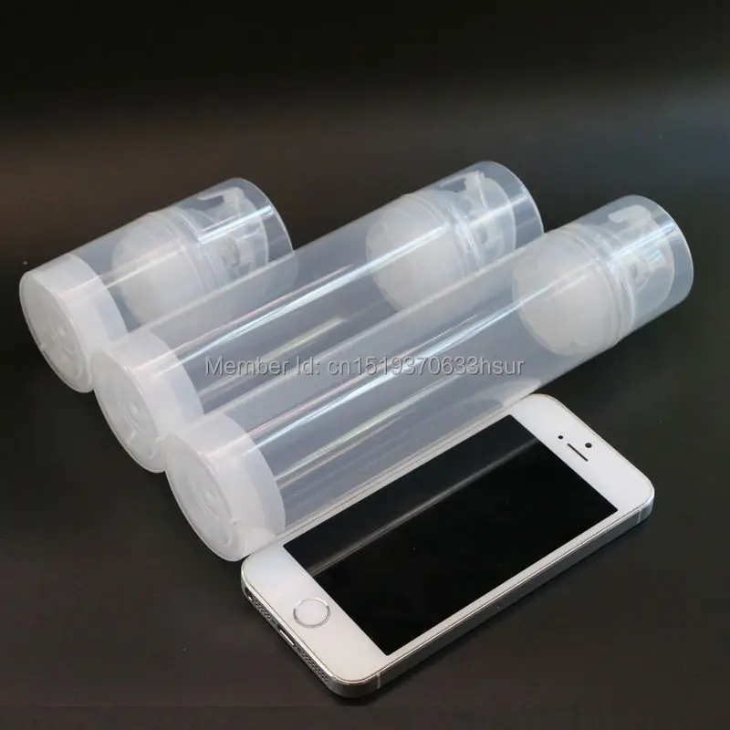 Makeup Tools Transparent Essence Pump Plastic Airless Bottles For Lotion Shampoo Bath Cosmetic Container 10Pcs/Lot