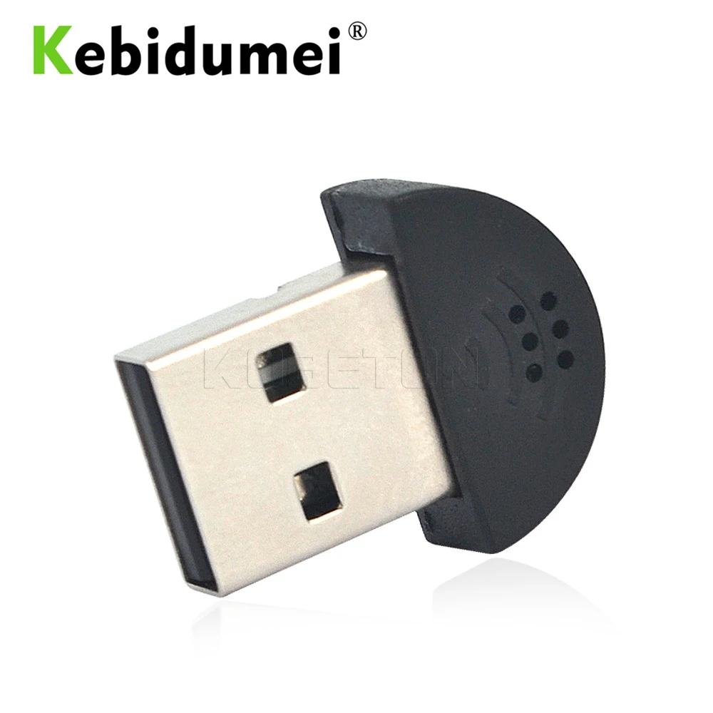 Kebidumei Портативный 1 шт. студийная речь супер мини USB 2 0 микрофон аудио адаптер