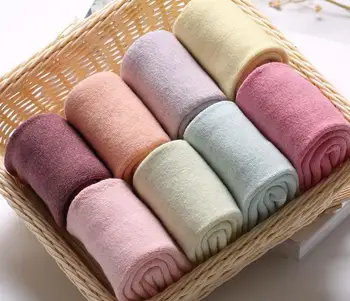 

Apparel Accessories Women's Socks Pure cotton thickening solid color terry socks 5pair / lot Y001