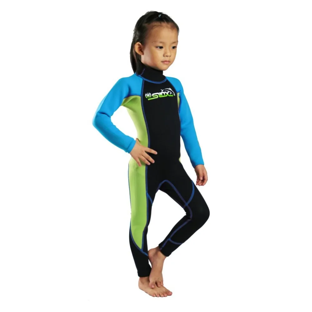 2MM Neoprene Wetsuits Kids Swimwears Diving Suits Long Sleeve Boys