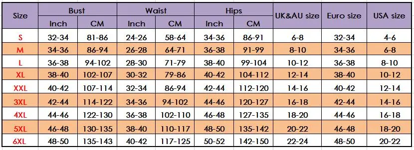 size chart 1