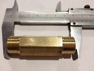 3/8 &quotBSP наружная резьба Поворотная 3/8&quot BSP Длина 58 мм латунная Соединительная