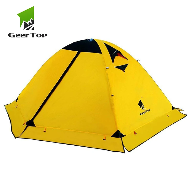 GeerTop Toproad 2Plus 2 Person 4 Season Backpacking Tent Outdoor