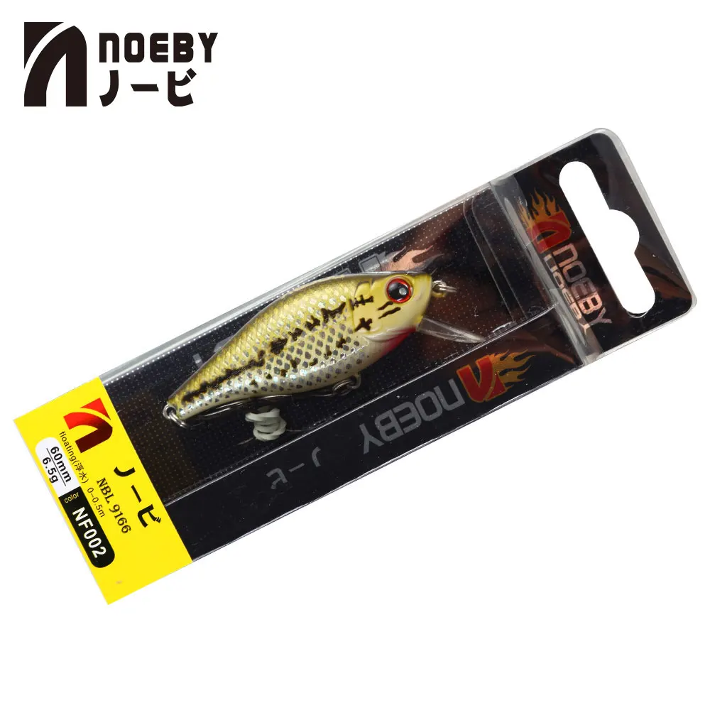 NOEBY NBL9166 приманки литья плавающий воблер типа Минноу окунь рыболовная приманка