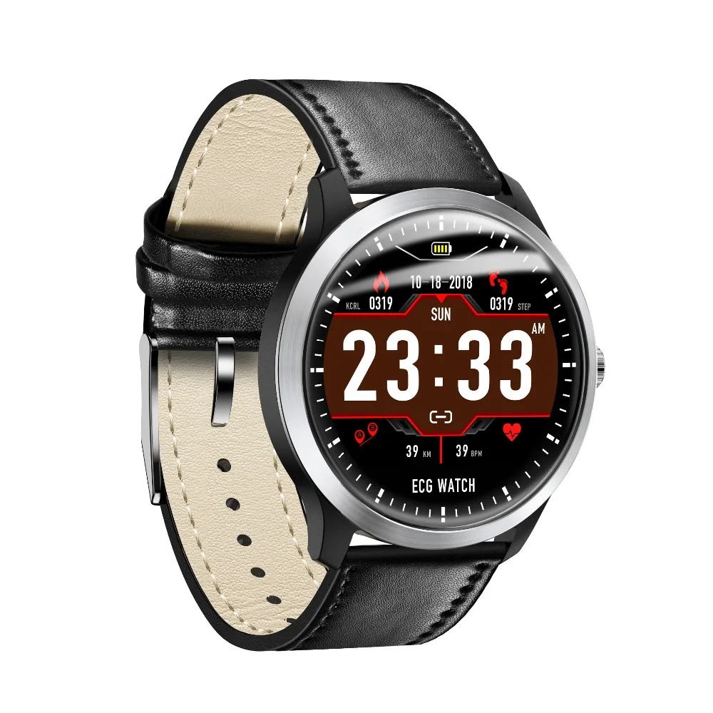 

696 T98 smart watch ECG PPG watch with electrocardiograph ecg display,holter ecg heart rate monitor blood pressure smartwatch