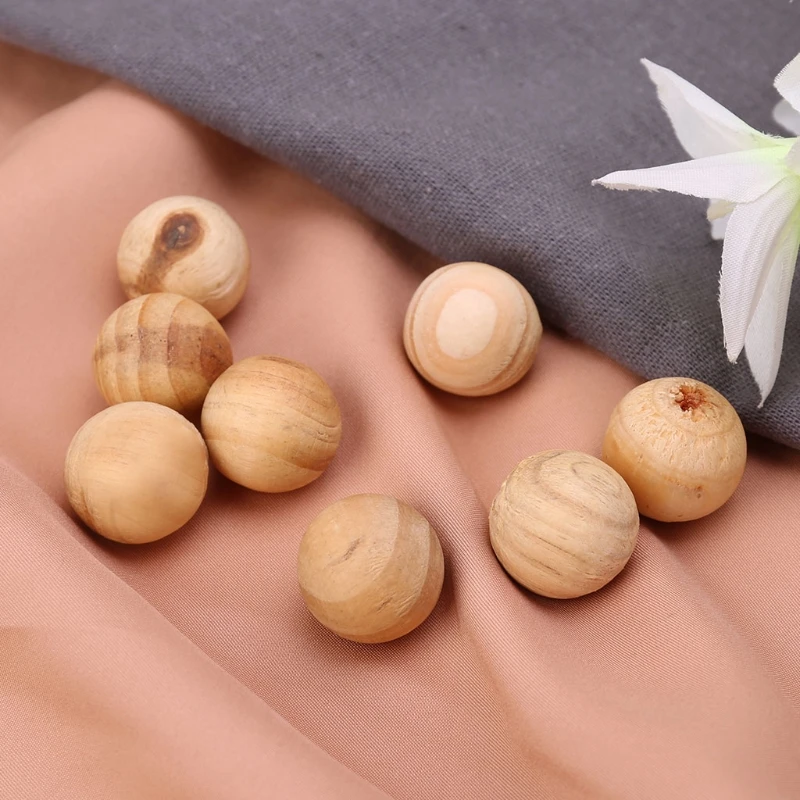

10Pcs Natural Cedar Wood Moth Balls Camphor Repellent Wardrobe Clothes Drawer