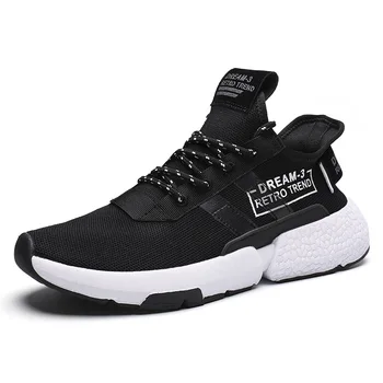 

ALDOMOUR Men Outdoors Breathable Running Shoes Mesh Uppers streets Sneakers fitness Casual Designer Shoes Size 39-46 R