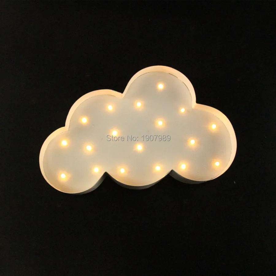 Белый металлический облачный светильник ning ray светодиодный светильник Marquee винтажный ночной Светильник Настенные светильники для помещений