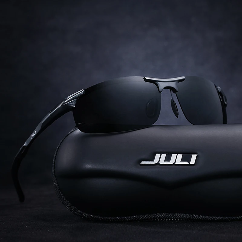 JULI Polaroid Men Police Style Polarized Sunglasses for Women Driving Travel Running Fashion Sun Glasses Brand Designe 8177 | Аксессуары
