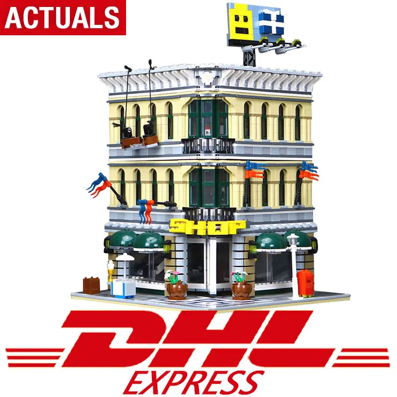 

15005 Expert City Street The Legoing 10182 Emporium Model Building Kits Blocks Funny Children Toys New Year's Gifts