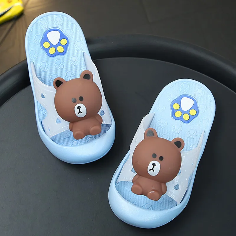 Slippers Girls Kids 2019 Summer Home Slippers Cute Bear Duck Rabbit Shoes Toddler Slippers Outdoor Non-slip TPR Boy Slippers Slippers Girls Kids 2019 Summer Home Slippers Cute Bear Duck Rabbit Shoes Toddler Slippers Outdoor Non-slip TPR Boy Slippers