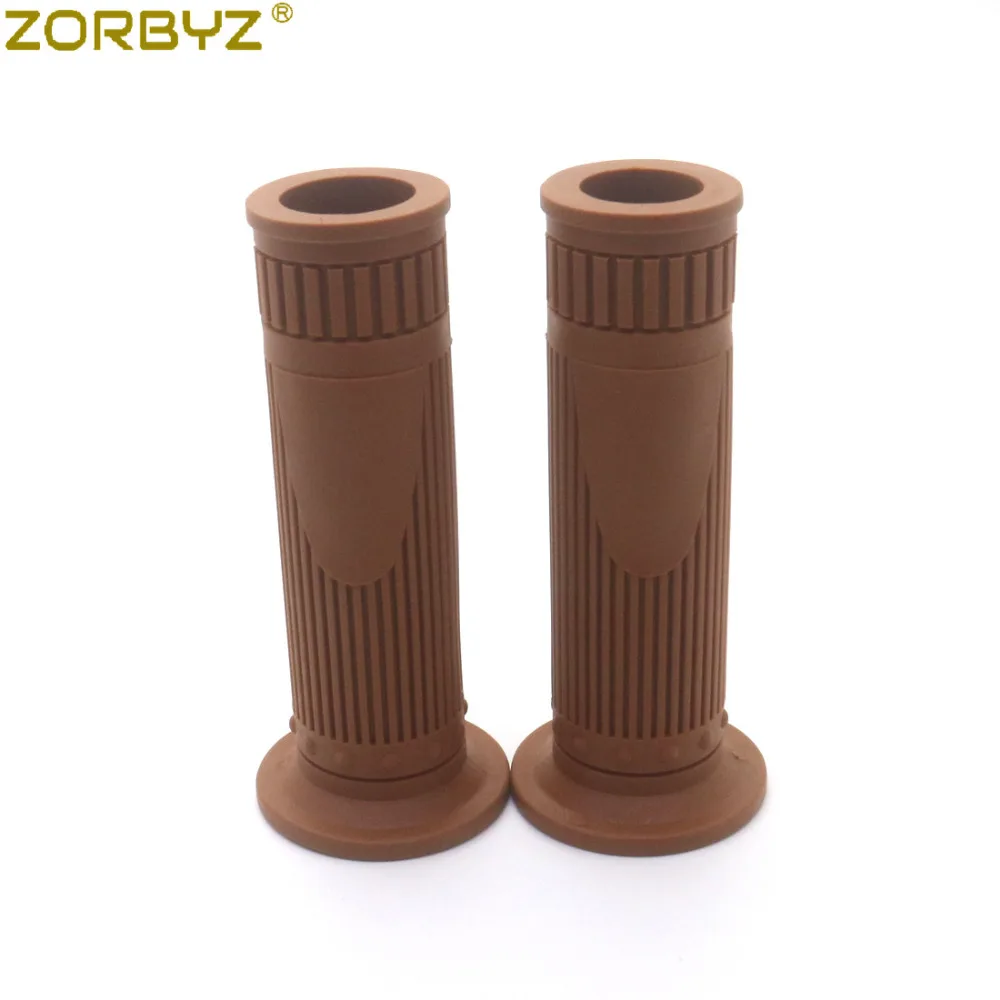 ZORBYZ мотоцикл 7/8 дюйма 22 мм Ретро винтажный резиновый руль рукоятка для Honda Suzuki